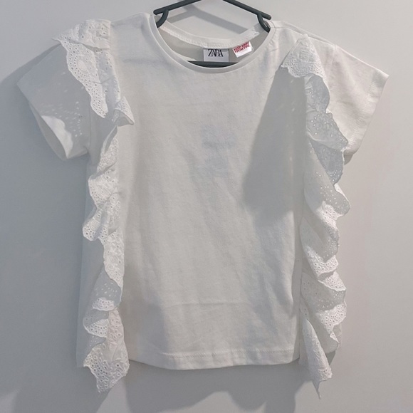 Zara white T-shirt NWT - Size 18-24 months - Picture 1 of 2